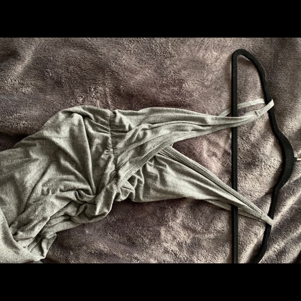 GRAY MAXI DRESS - Picture 3 of 3